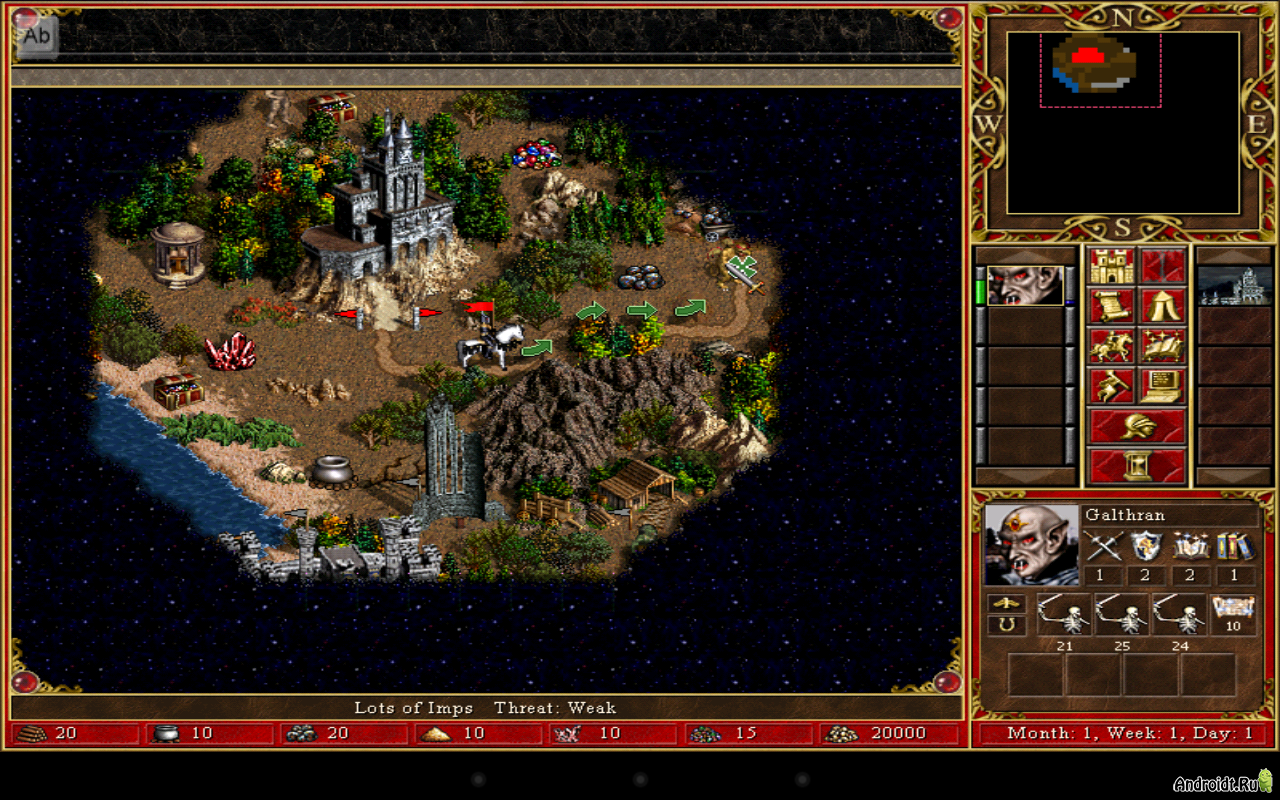 Heroes of might android