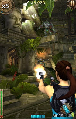 Взломанная Lara Croft: Relic Run - убегай от опасности